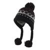 Nordic Styles Knit Cap Elastic Polyester Blend Lightweight Cold Protections Unisex Outdoor Winter Hat For Women and Girls