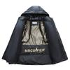 Black and gold cotton clothes women's short annual hooded winter thickened couple's northern cold-resistant cotton jacket