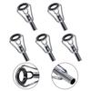 5pcs Rod Tip Top Guide Ring/For Fishing Rods Repair Building Pole Eye Line Rings