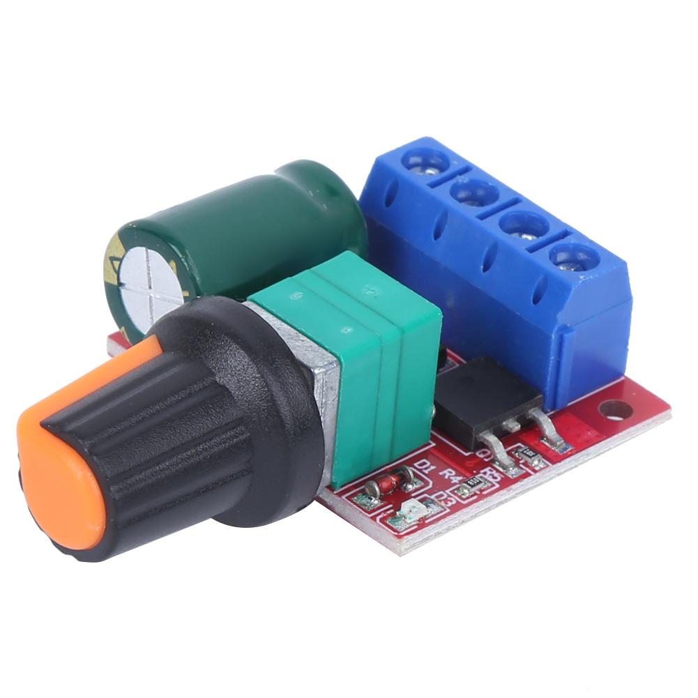 2ks regulátoru rychlosti PWM motor 4,5V‑28V Nastavitelný modul LED spínače řidiče 5A