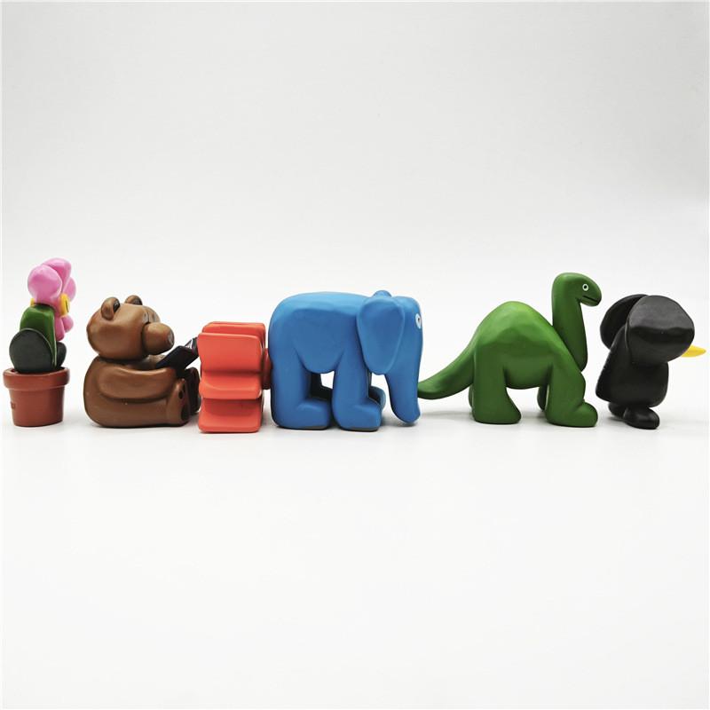 Daiuske Kondo Adorable Dinosaur And Flower Blind Box Collectible Figure Set