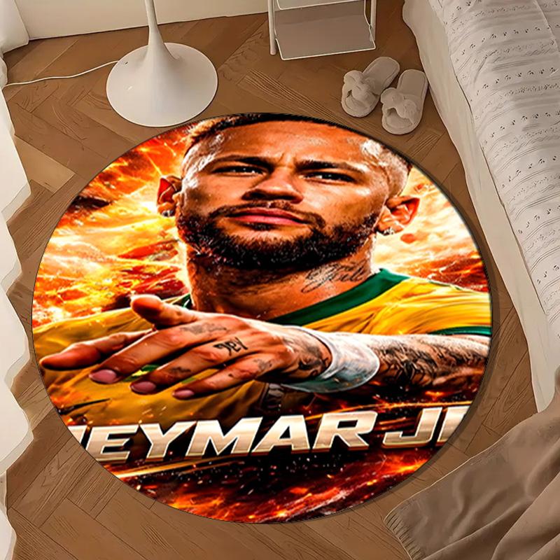 Ney-mar's Iconic Pose Round mat Home Decor, Chair rug For livingroom,Bedroom, doormat home decor Birthday Gift Christmas Gifts