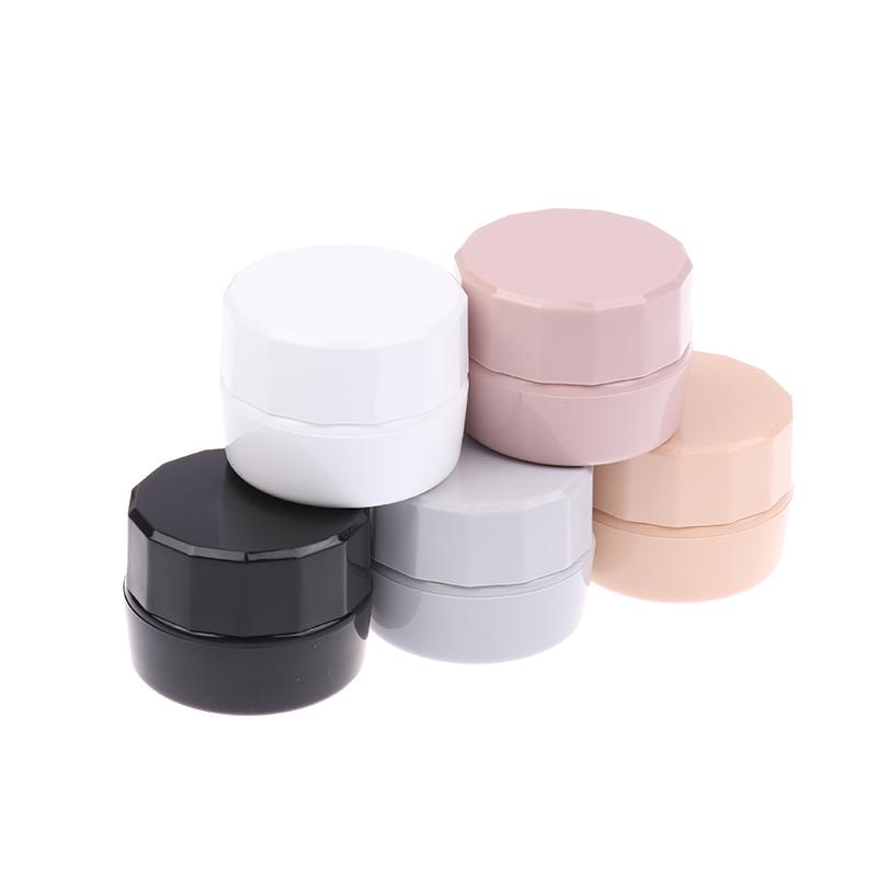 5G Empty Plastic Nail Art Cosmetic Containers Jar Face Cream Pot Nail Gel Powder Box Makeup Lotion Tool Trial Sample Packaging