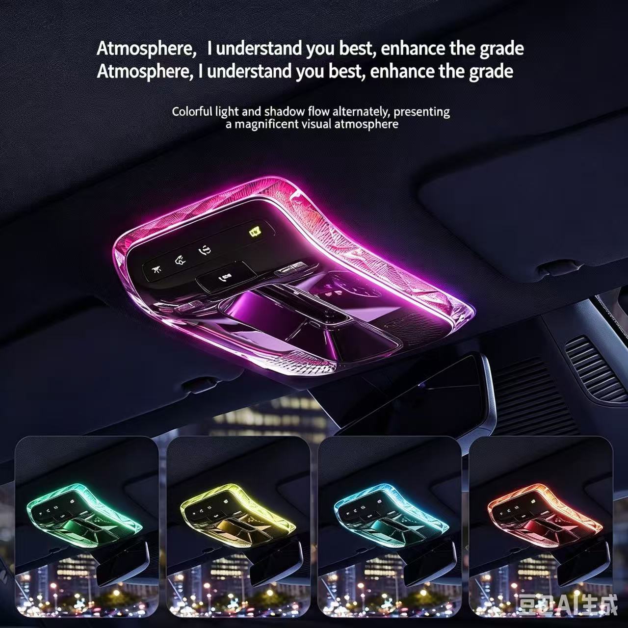 Crystal Reading Light Frame For Mercedes C GLC E Class W206 X254 W214 Interior Sticker For GLC X254 белый