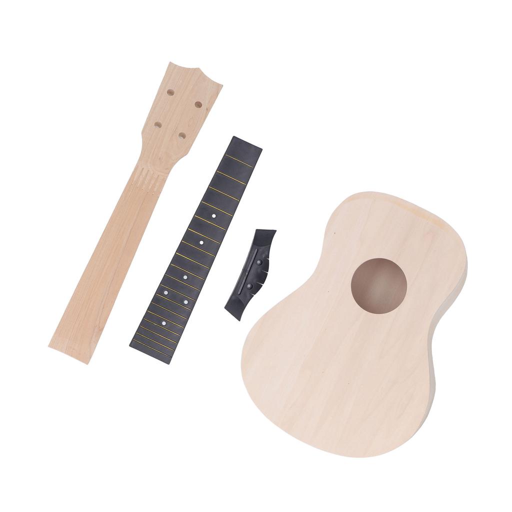 DIY Ukulele-Bausatz 23 Zoll Handbemalter Pappelholz-Hals Konzertukulele für Kinder