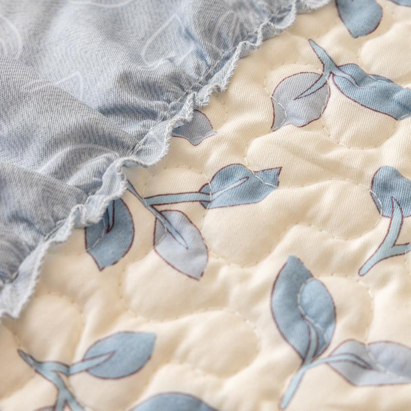Washed Cotton Printed Sofa Cushion for All Seasons Korean Style Skirt Fresh Small Flower Non-slip Sofa Cushion Towel