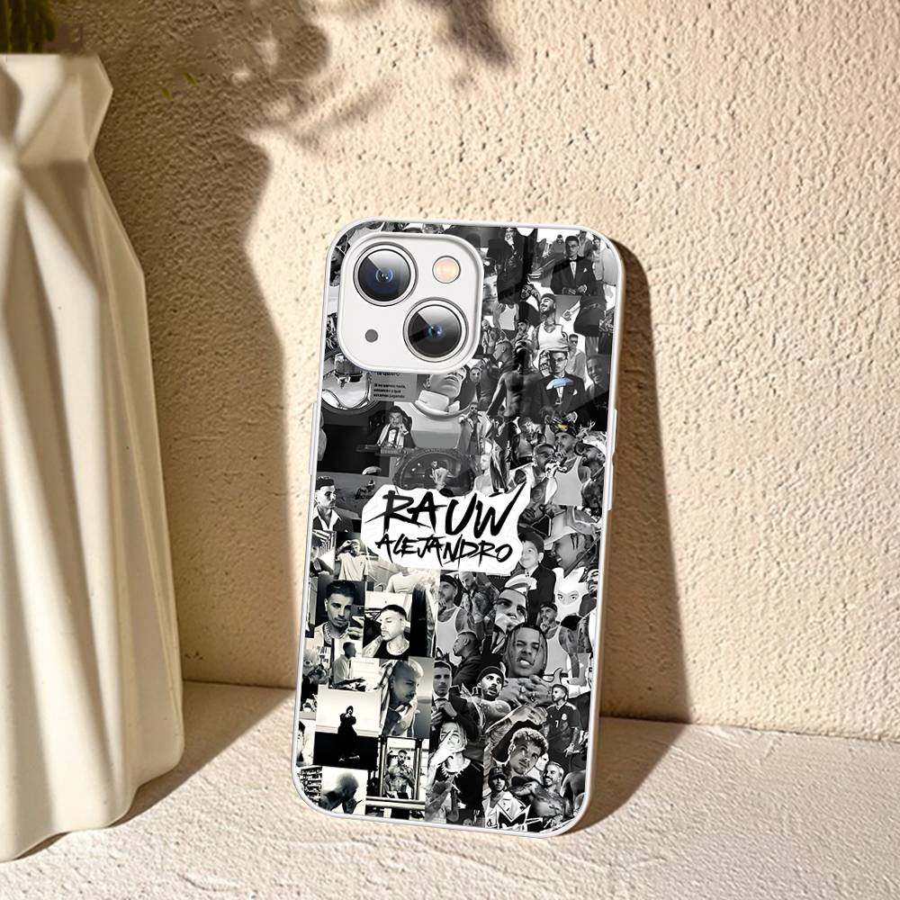 Epc Music R-Rauw Alejandro Rap Tempered Glass For Iphone 14 13 12 11 Pro Mini XS MAX 14Plus X XS XR Cover