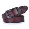 Women'S Leather Belt Cowhide Belt Casual Pants Belt