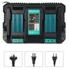 AC 100-240V US/EU/AU Plug NEW Double Battery Charger For for Makita BH1120  BH1220B Ect Electric Tool Whose Li-ion Battery Is 14.4V and 18V