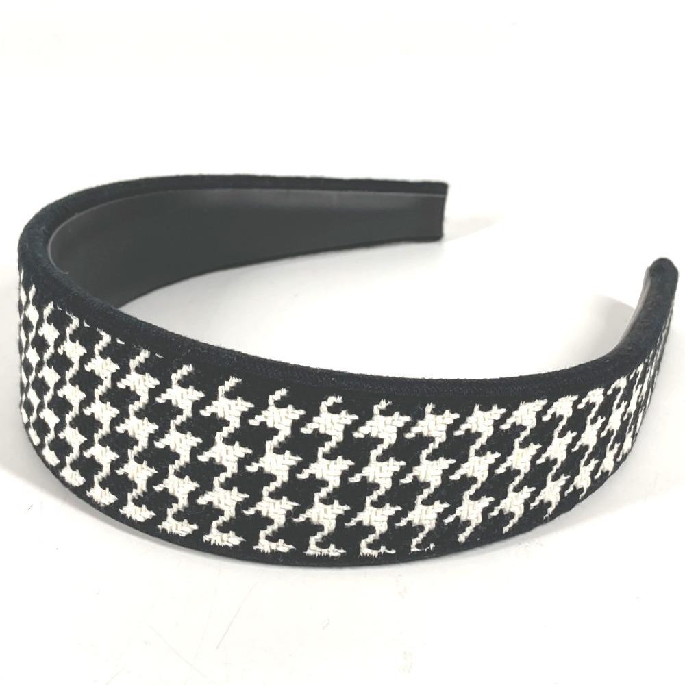 Dior 35HBP988X132 Houndstooth logo Headbands Hair Accessories Hairbands