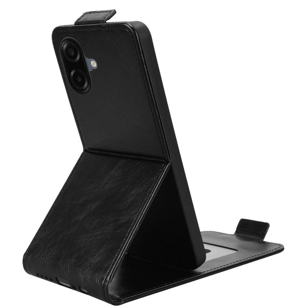 For Samsung Galaxy A07 4G Stand Case Magnetic Clasp Vertical Flip Leather Phone Cover with Card Holder