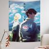 Die Sommer Hikaru Starb Anime Gedruckt Große Wandteppich Kunst Science-Fiction Zimmer Heimdekoration Dekor Decke