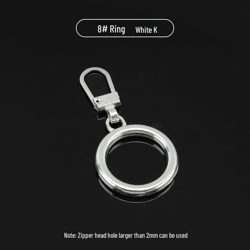 DIY Metal Zipper Pull Replacement for Bags and Clothing