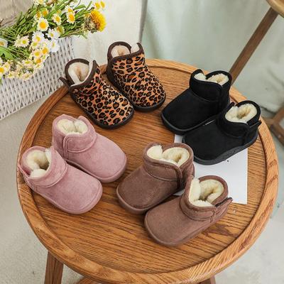 Kinderschuhe Mode Winter Baumwollschuhe Bequeme Weichsohlen Schneestiefel Rutschfest Baby Mädchen Laufsneakers Botas Para Niña