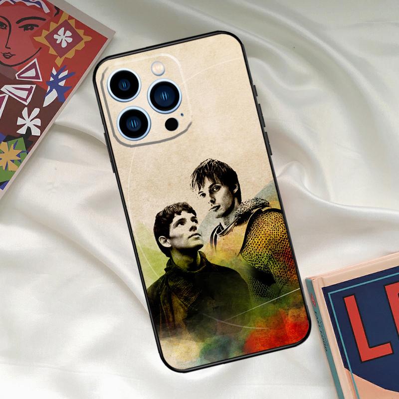 TV Series Merlin Phone Case For iPhone 16 15 11 12 13 14 Pro Max Mini X XR XS Max Plus Cover Shell