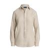 Polo FW25 Striped Linen Long Sleeve Shirt Women Shirts Multicolor WMPOSHTNDO20897-999