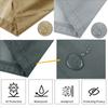 Waterproof Privacy Fence Screen Fence Covering Privacy with Grommets UV Protection Fencing Shade Cover for Outdoor Yard Backyard