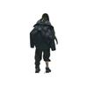 Adidas Originals x HAMCUS Co-Branded FW23 Solid Color Three-Stripe Logo Hooded Down Jacket With Zipper Unisex Outerwear Black IY5049