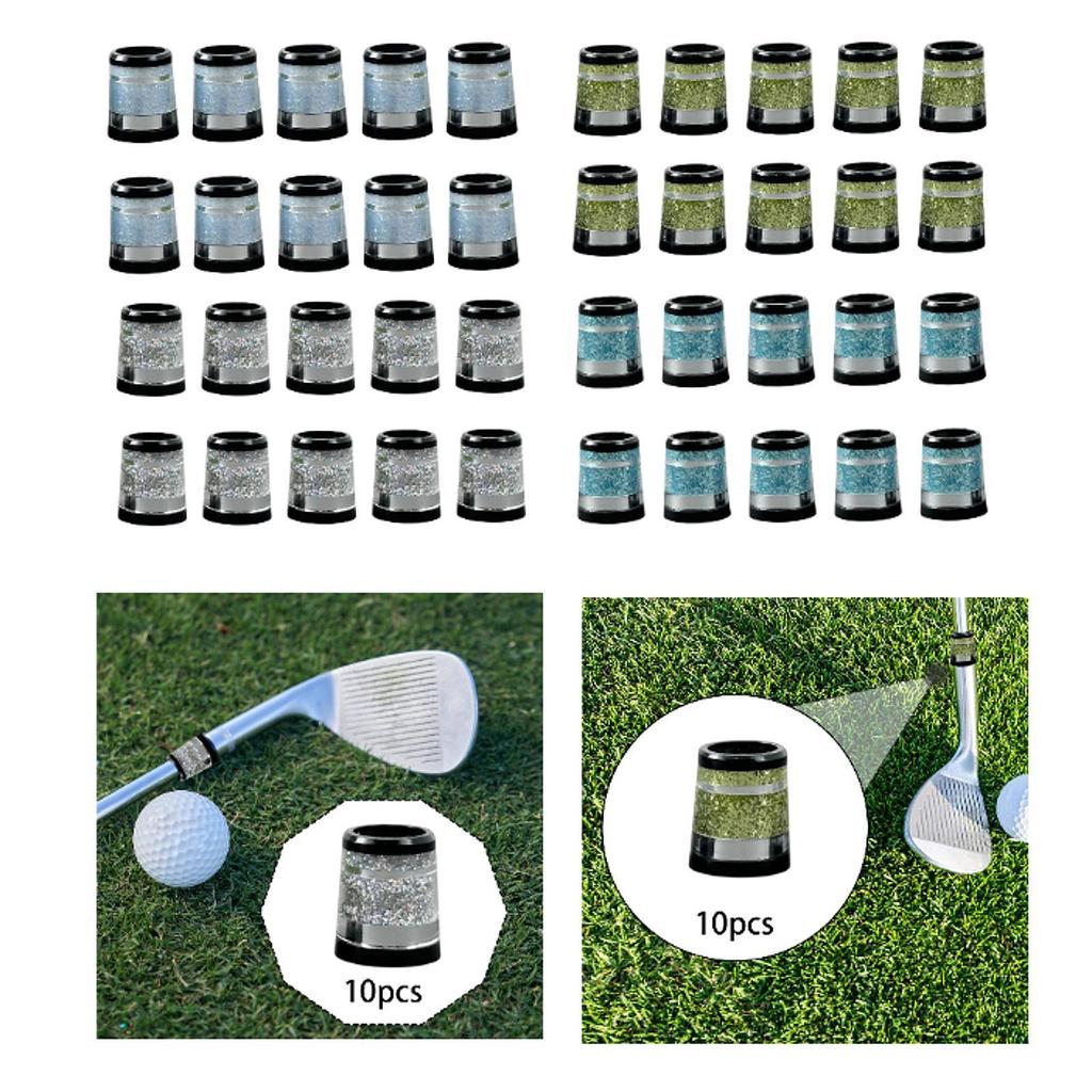 Golf Iron Ferrules Rubber Sleeve Adapters Golf Club Shaft End Caps Replacement Ferrule Protectors for Golf Equipment