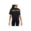 Nike Printed Letter Short Dry-Fit Round Neck Short Sleeve Drop Shoulder T-Shirt Women T-Shirt Black FV4299-010