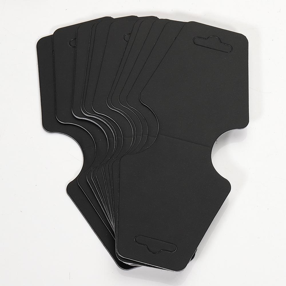 50pcs 12x5cm Key Display Card Jewelry Stand Tag For Keychains Scrunchies Holder Supplies Organizer Packaging Small Businessess