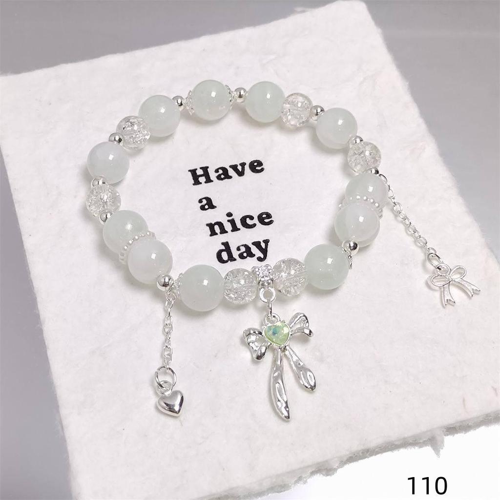 Mori Style Mermaid Crystal Bracelet - Sweet, Versatile Design for Women, Students, and Best Friends.