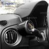Für Abarth 595 695 595C 695C 2012-2020 2021 2022 2023 2024 Echter Trockener Hartcarbonfaser Aufkleber LHD Ladedruckanzeigenabdeckung Zierleiste