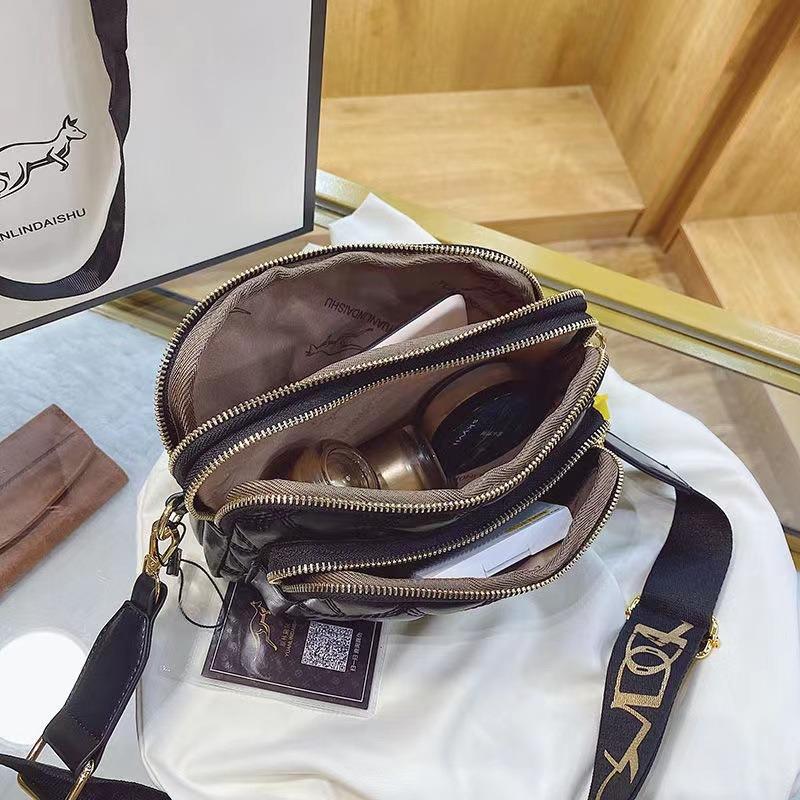 Μικρή τσάντα ρόμβος γυναικεία τσάντα νέα ροή τσάντα ώμου εξειδικευμένη γυναικεία τσάντα τριών στρώσεων casual τσάντα messenger