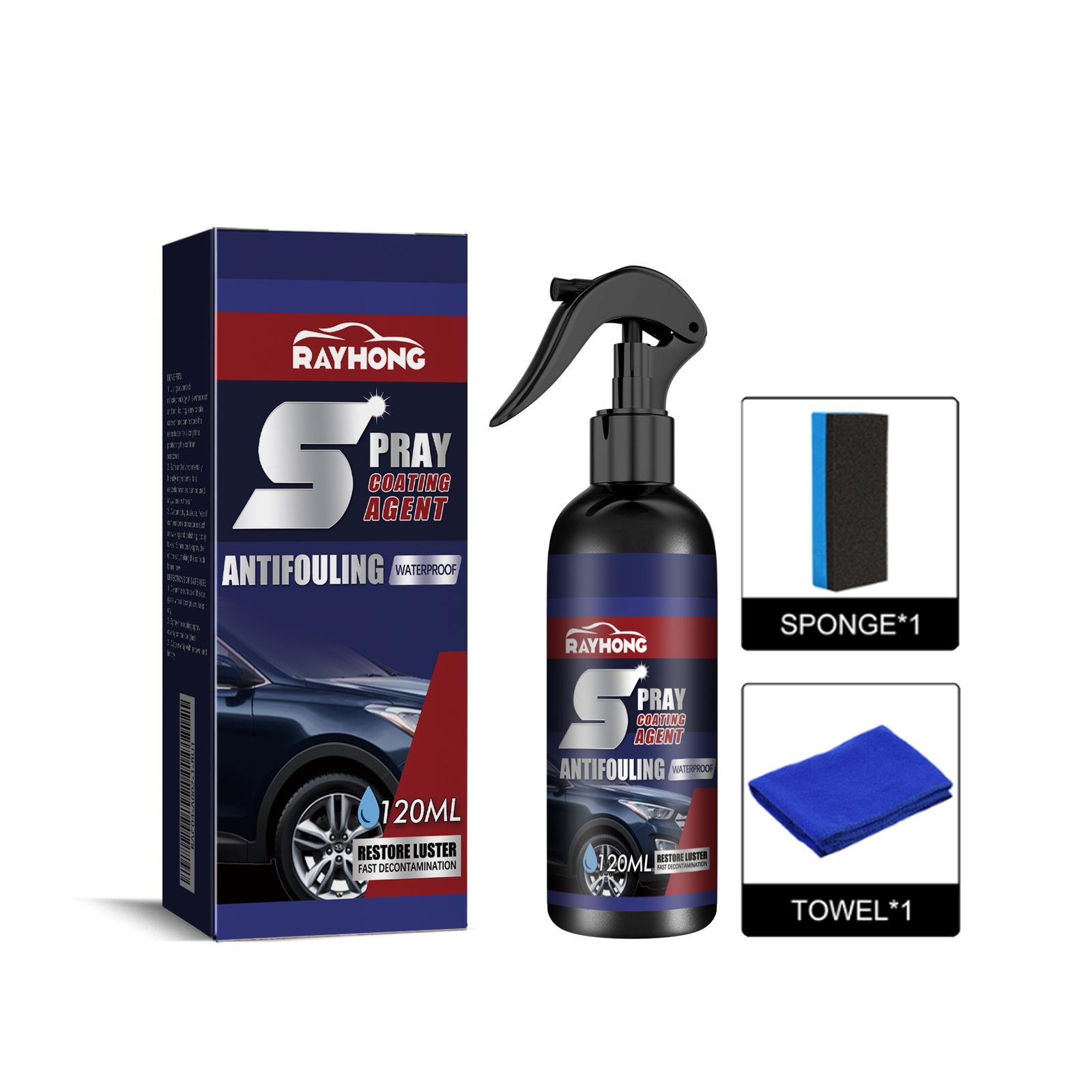 Car Ceramic Coating Spray Nano Hydrophobic Coating Quick Detailer Waterproof Scratch Resistant Restore Shine for Auto Paint Car
