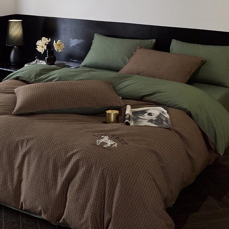 

Dohia Pure Cotton Double-Sided Brushed 4-Piece Bedding Set