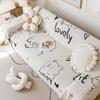 Simple Modern Cute Puppy Plush Cat-like Sofa Towel Living Room Universal Sofa Cover Dust-proof
