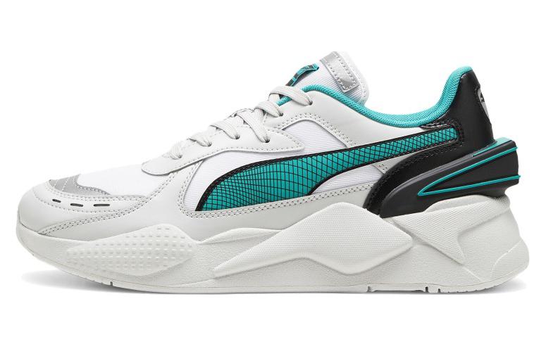 PUMA RS X 40TH ANNIVERSARY Mesh Low top Casual Shoes Unisex White Blue 395339-02 38