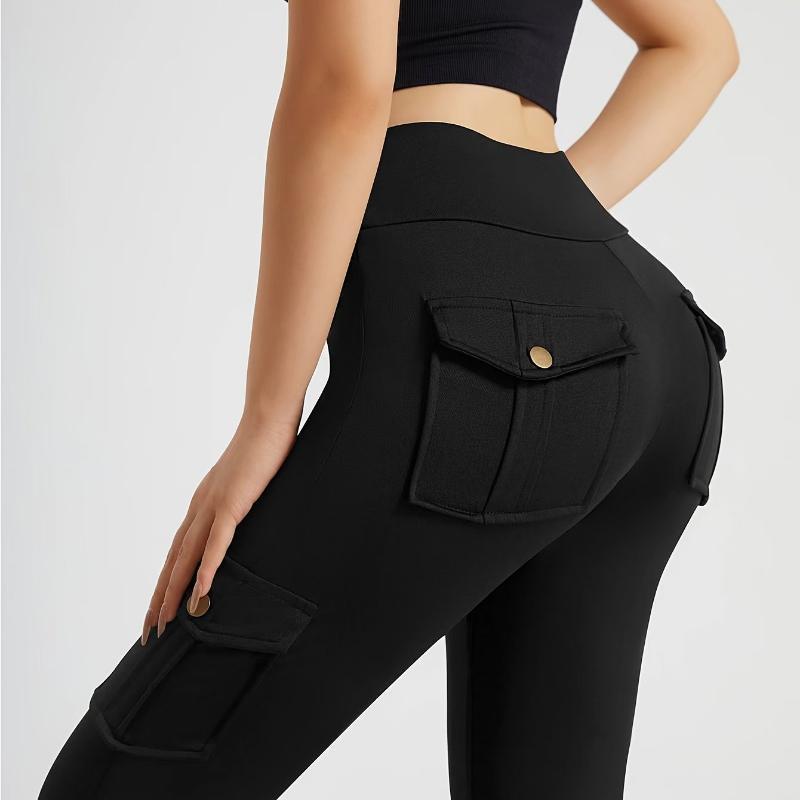 Breathable Hip-Lifting Leggings - Transparent, Butt-Lifting Design for European & American Styles Medium чёрный