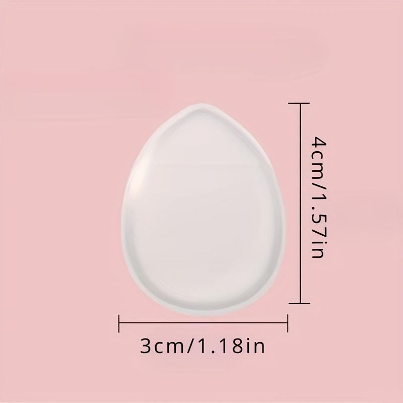 

1pc Mini Fingertips - Reusable, Fragrance-Free Makeup Brushes for Foundation, Concealer and Powder прозорий