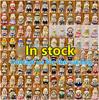 LBB 17cm Cute Cartoon Dolls Clothes Set 3-Piece Crochet Accessory Suit-Hat & Backpack for 15cm Dolls