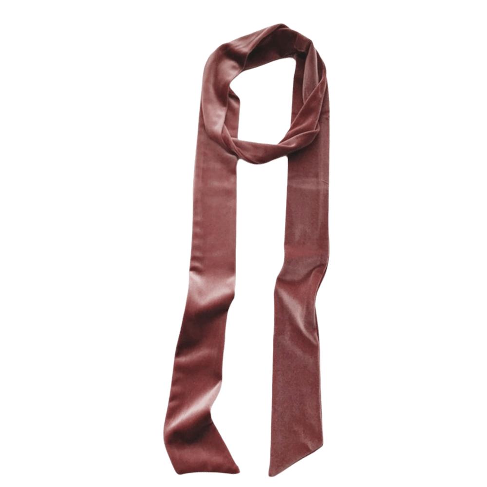Classic Velvet Material Velvet Belt Solid Color Narrow Ribbon Scarf Long Hair Band Outfit Decoration