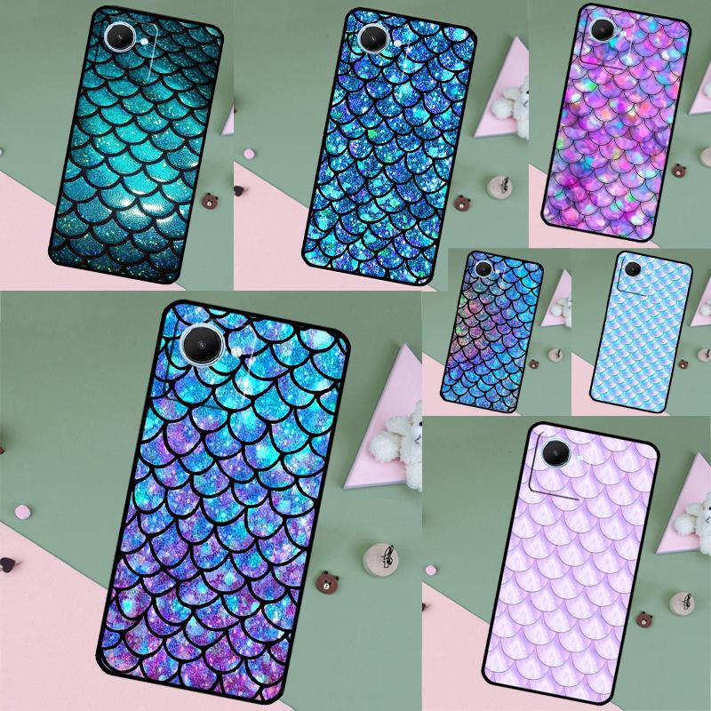 Mermaid Tail Scale For Realme 15 Pro GT7 GT6 10 11 12 13 14 Pro Plus C75 C71 C65 C63 C61 C53 C67 C35 C55 Case