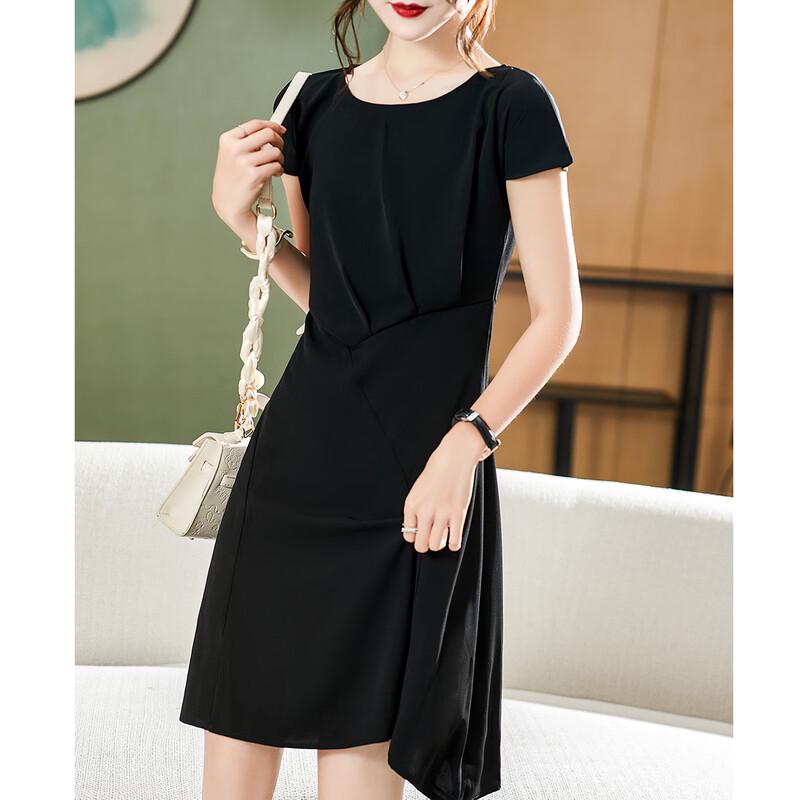 

Firstview Women s Urban Casual Short Sleeve Mini Dress M