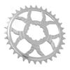 34T Bike Chainring 7075 Aluminum Alloy Positive Negative Tooth Round Chainwheel for GXP Road Bikes