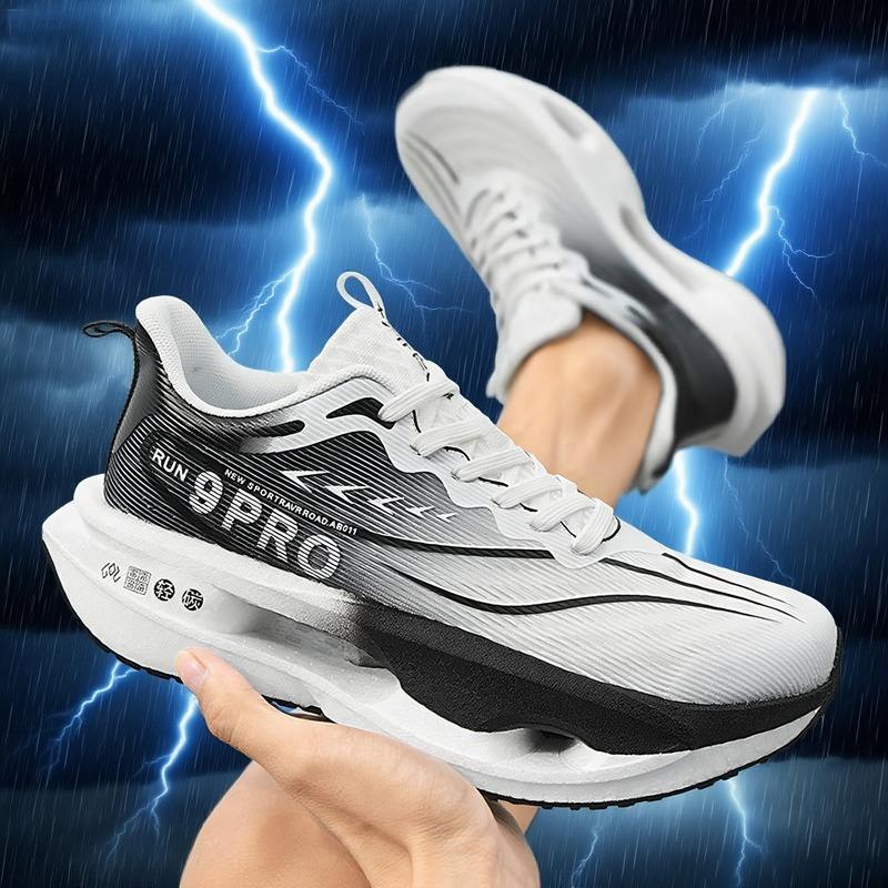 New running shoes summer youth racing carbon board running shoes shock absorption junior high school student marathon sports shoes