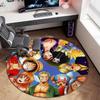 Scimmia D Carina. Tappeto Luffy dal manga giapponese ONE PIECE è morbido, per la casa, la camera da letto, decorazione zerbino, e tappeto antiscivolo E2