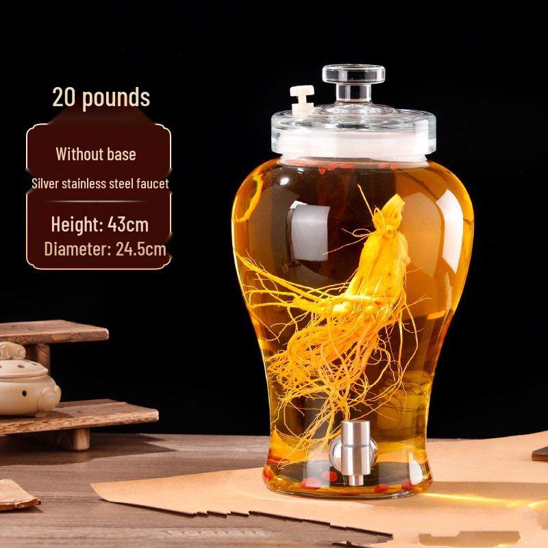 ZISIZ Sealed Glass Fermentation Jar