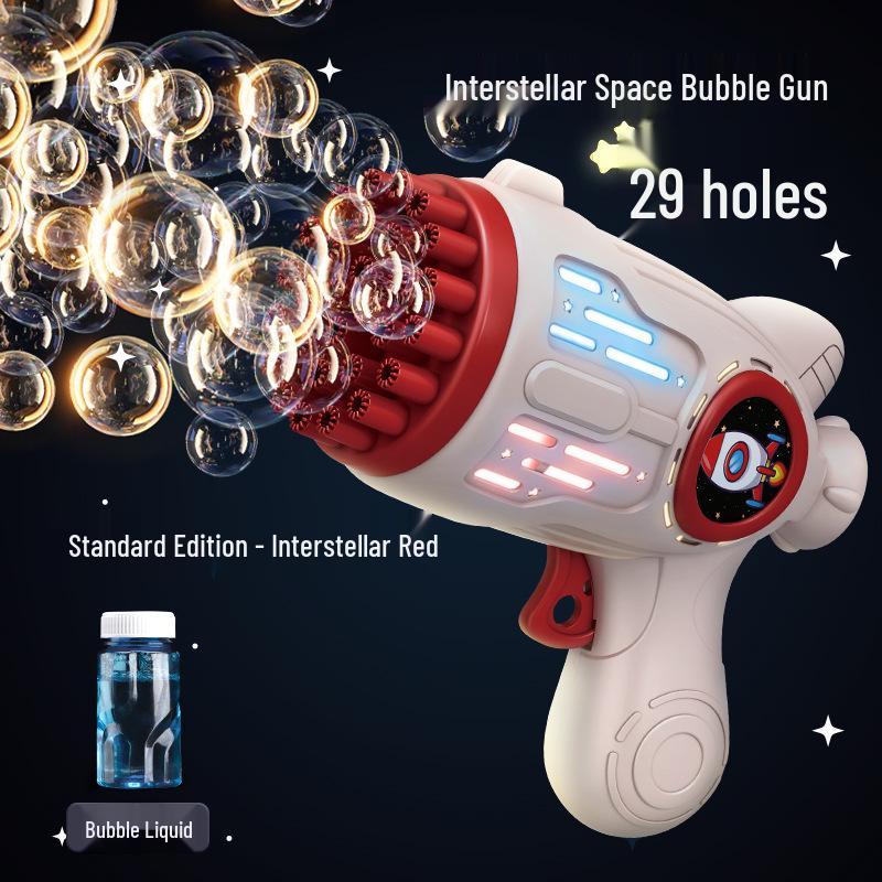 Hot-Selling Automatic Luminous Gatling Bubble Gun - Perfect Toy for Kids