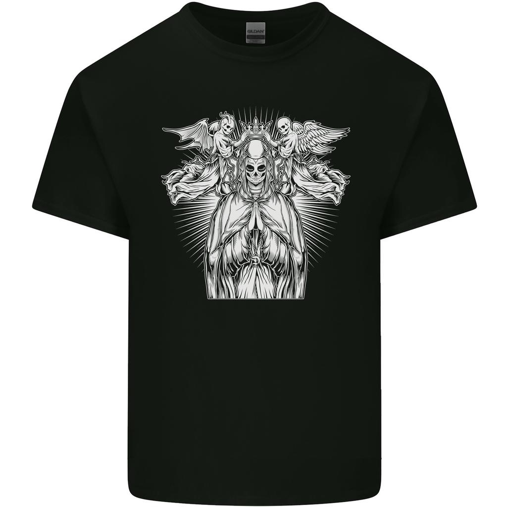 Angel of Death Day of the Dead Skull DOTD Unisexs Light Cotton TShirt