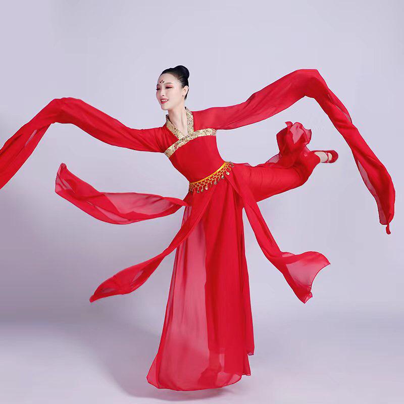 Wei Jin Hanfu: Women's Ancient Costume, Knight Style, Wide Sleeves, Elegant Red Fairy Design