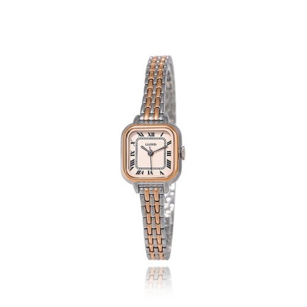 

Часы LLOYD Adele Fullstone Round Square Roman Combi из металла LL2G19911RGS
