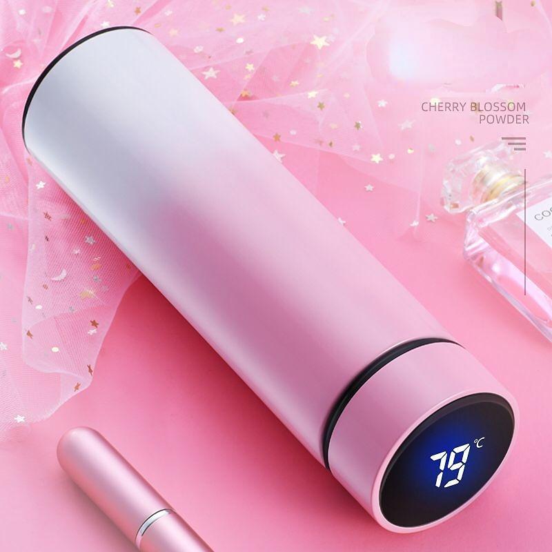 Large Capacity Thermos Cup 500ml Vacuum Flasks Portable Stainless Steel Thermos Cup Water Bottle Travel Tea Mug Office Thermos Cup