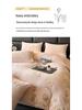 French Luxury Winter Fleece-Lined Velvet Bedding Set - Four-Piece High-Weight Double-Sided Fleece