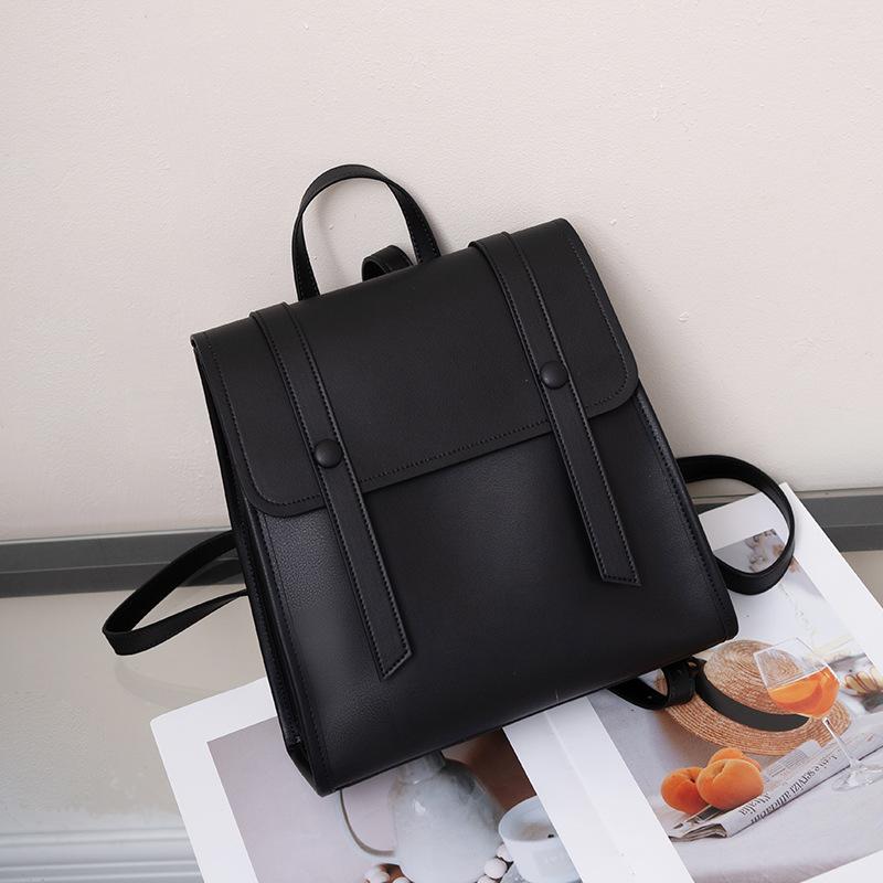 Backpack Small Backpack Women s High-end Light Travel 2025 New Genuine Leather Women s Bag High-Value Niche Design Handbag чёрный