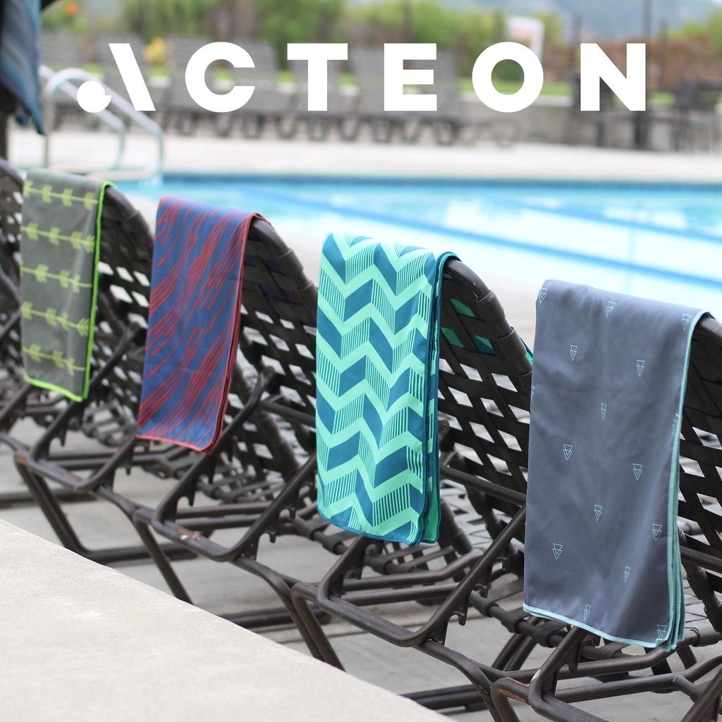 Acteon Multipurpose Towel, Ultralight, Compact, Antibacterial Microfiber, Super Absorbent, Quick Drying (Sports, Travel, Beach, Pool, Camping, Gym, Ba